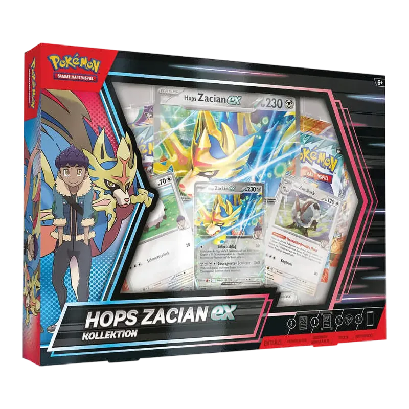 Pokemon Hops Zacian-ex Kollektion - deutsch