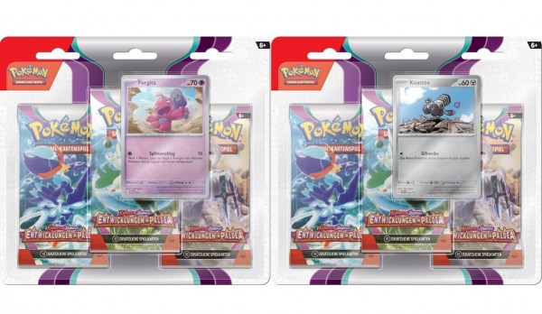 Pokémon Entwicklungen in Paldea 3er Blister - deutsch